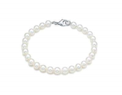 Bracelet Miluna Woman I Fili Regina in White Gold Perla 7 Ct PBR1678 - PBR1678